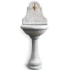 Fontana da giardino Panaro in cemento grigio H 106 cm