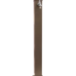 Fontana da giardino York in metallo tortora H 82 cm