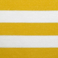 Frangivista da balcone CMI 500x90 cm a righe bianco/giallo