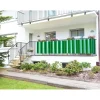 Frangivista da balcone 90x500 cm bianco e verde