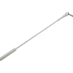 Frusta tiratende in acciaio bianco 1250 mm