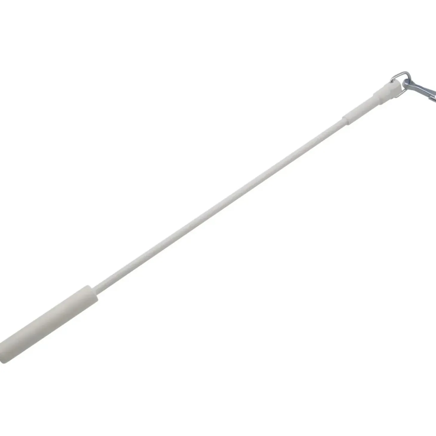 Frusta tiratende in acciaio bianco 1250 mm