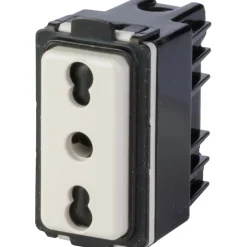Frutto presa bivalente serie Basic 10/16 A 2P+T avorio