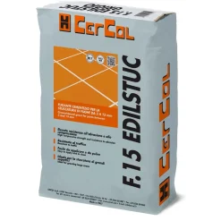Fugante a grana grossa F.15 EDILSTUC per piastrelle ceramiche 25 kg grigio