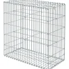 Gabbione in ferro decorativo e contenitivo 100x40x25 cm