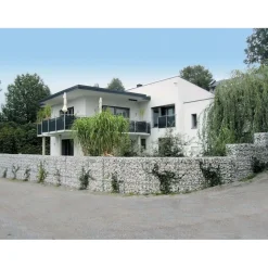 Gabbione in metallo decorativo e contenitivo 200x50x50 cm
