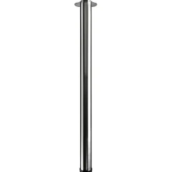 Gamba da tavolo con piastra montaggio in acciaio inox Ø 75 x H 1100-1130 mm