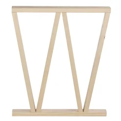Gamba in pino massiccio per tavolo 75x61x5,8 cm 2 posizioni