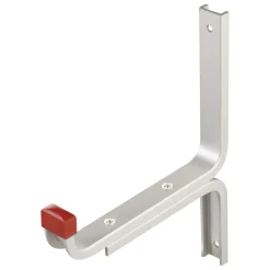 Gancio a parete in alluminio profilo a U portata 50 kg