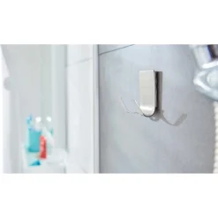 Gancio autoadesivo doppio in metallo Tesa Powerstrips® Zoom Waterproof