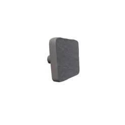 Gancio in poliresina quadrato effetto cemento 7 x 7 cm