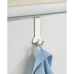 Gancio per porta acciaio inox Wenko Rondo 5,5x14x4,5 cm