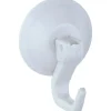 Gancio porta asciugamani a ventosa Wenko Ø 4 cm bianco 2 pz