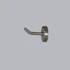 Gancio singolo in acciaio inox L 4 x H 4 x P 7 cm