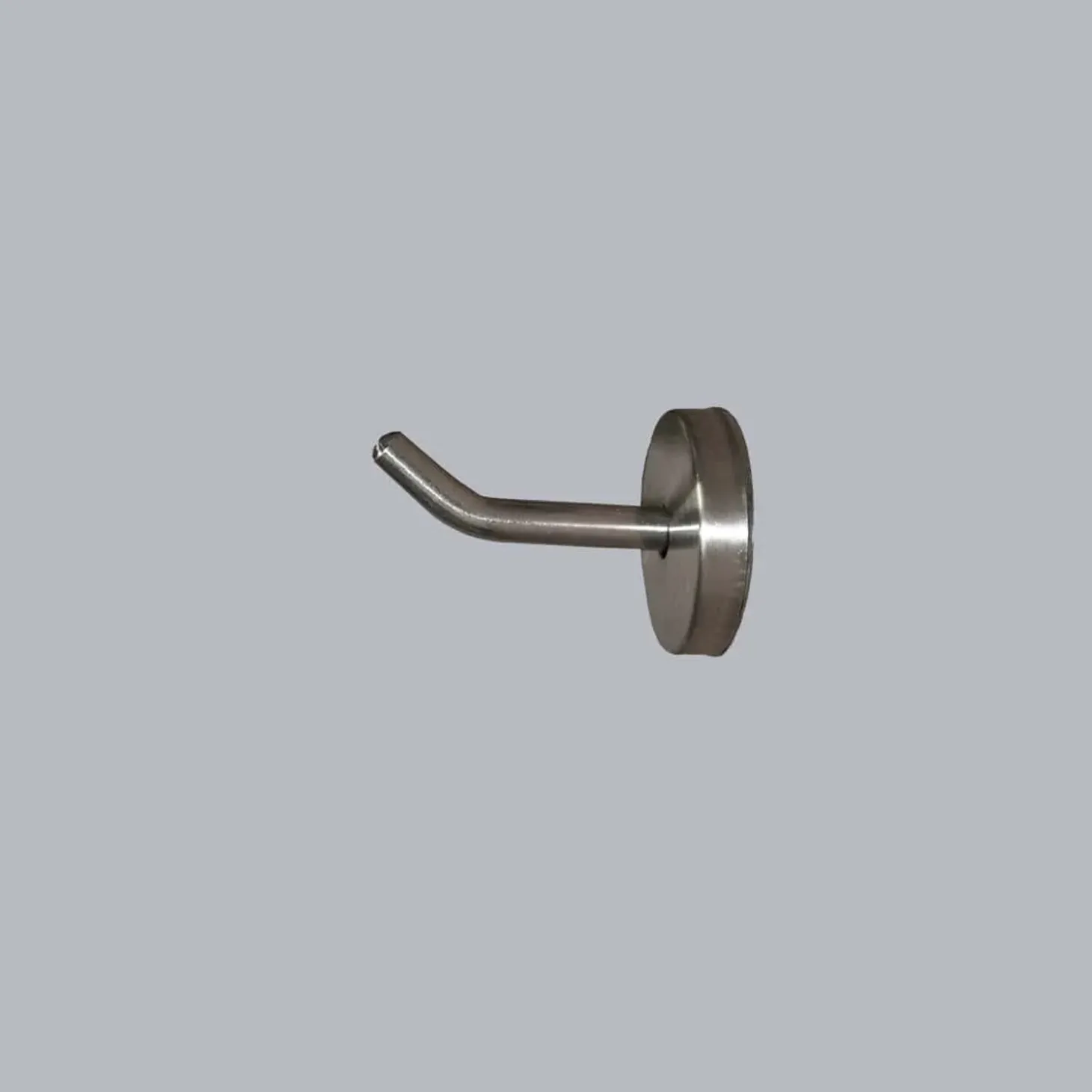 Gancio singolo in acciaio inox L 4 x H 4 x P 7 cm
