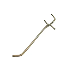 Ganci per pannello forato diritti 100 mm 4 pz