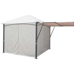 Gazebo in alluminio e poliestere Lindsborg 300x300x275 cm