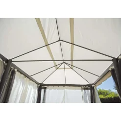 Gazebo in alluminio e poliestere resinato 600x300 cm