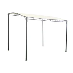 Gazebo pergola in acciaio e poliestere 240x300x250 cm