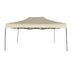 Gazebo pieghevole in acciaio e oxford 420D PVC 450x300 cm H 305 cm