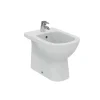 Gemma 2 bidet a pavimento filo parete monoforo bianco