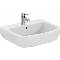 Gemma 2 lavabo cm.60x50 monoforo bianco