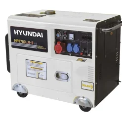 Generatore di corrente silenziato Diesel Hyundai 5.5 kW 456 cc