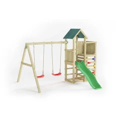 Gioco da giardino Chester con scivolo e altalene 308x335xh245 cm