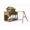 Gioco da giardino Floppi con scivolo e altalene 379x396xh262 cm