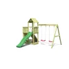 Gioco da giardino Floppi con scivolo e altalene 379x396xh262 cm