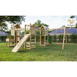Gioco da giardino Optimizer scivolo e altalene 612 x 518 x h257cm
