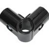 Giunto cubic angolare 3 vie nero