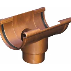 Giunto in PVC con scarico e guarnizione rame 25 cm
