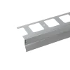 Gocciolatoio per balcone in alluminio grigio 2700x69x95 mm