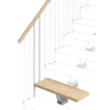 Gradino scala Orion larghezza 65 cm chiara