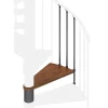 Gradino scala Solar Ø 140 cm scura