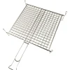 Graticola doppia cromata SANDRIGARDEN con piedi 40x45 cm