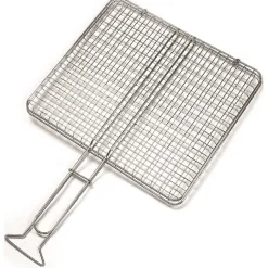 Graticola doppia cromata SANDRIGARDEN senza piedi 35x40 cm