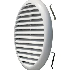 Griglia di aerazione tonda bianca Ø125 - 160 mm