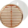 Griglia di aerazione tonda ramata Ø 125 - 160 mm