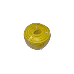 Guaina gialla protezione tubi gas diametro 20mm x 25mt