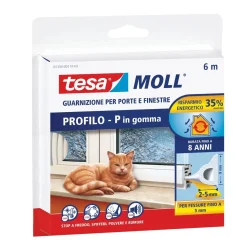 Guarnizione per finestra Tesamoll Profilo P 6 m bianco