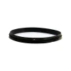 Guarnizione siliconica Ø 80 mm H 12 mm nera 2 pezzi