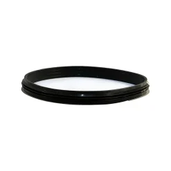 Guarnizione siliconica Ø 80 mm H 12 mm nera 2 pezzi