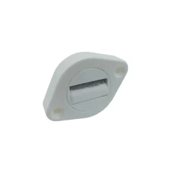 Guida cinghia tapparella girevole in nylon bianco