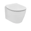 Ideal Standard Connect space vaso sospeso con sedile wc normale bianco
