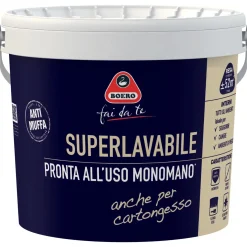 idropittura antimuffa superlavabile monomano bianco 4 l Boero
