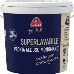 idropittura antimuffa superlavabile monomano bianco 10 l Boero