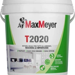 Idropittura traspirante MaxMeyer T2020 bianco 4 l
