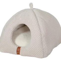 Igloo per gatti imbottito Paloma beige 40x41x37cm
